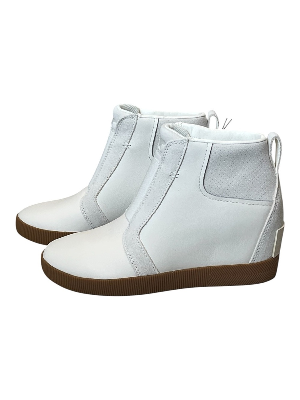 Sorel NIB Out N About Pull-On Wedge Boot - Sea Salt/Gum 2 SIZE 8